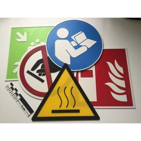 indicator de interzicere  pentru zona de incarcare marfa