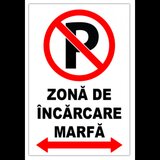 indicator de interzicere  pentru zona de incarcare marfa